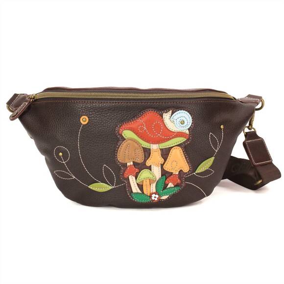 CHALA Handbags - NEW CHALA women's fanny pack bag in dark brown mushrooms